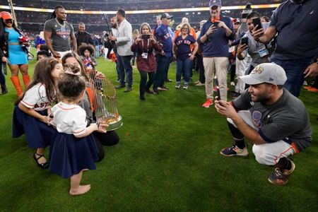 Houston Astros 2022 World Series Champion On Field Locker Room Celebration  Towel