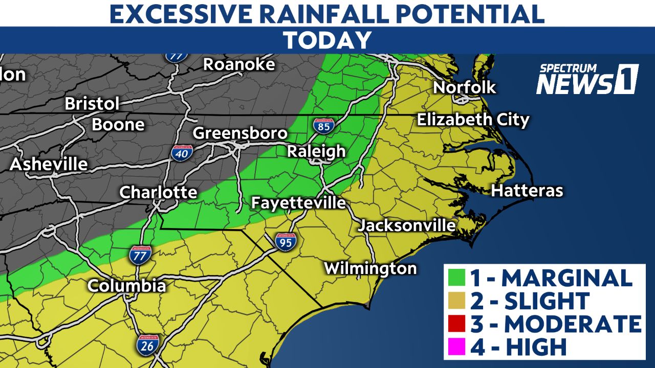 Low risk for damaging winds with Tuesday's storms