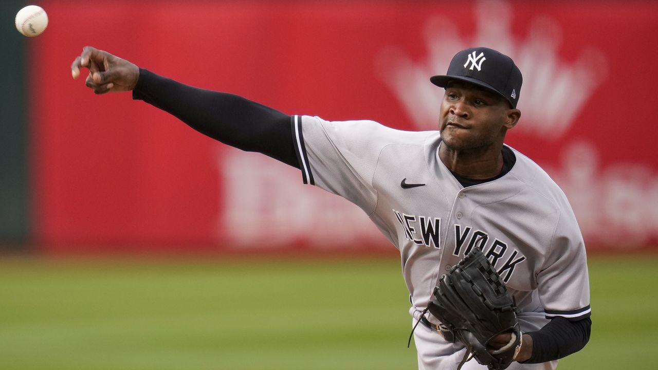 Yankees pitcher Domingo Germán throws perfect game