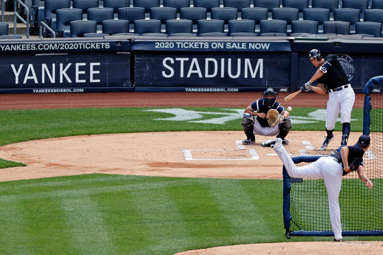 Yankees pitcher Tanaka hit in head by Stanton line drive