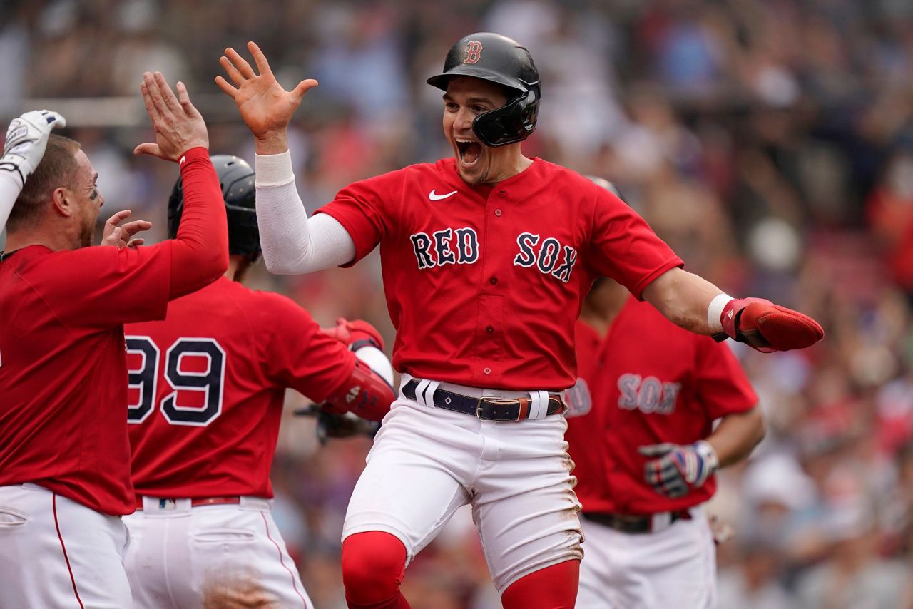 J.D. Martinez (back spasms) removed from Boston Red Sox game in
