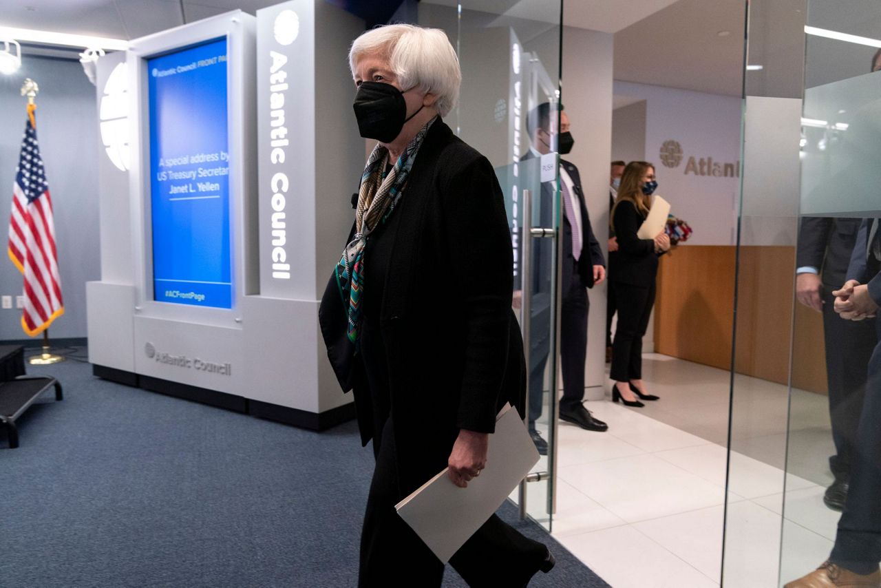 Yellen Nations flouting Russia sanctions face consequences