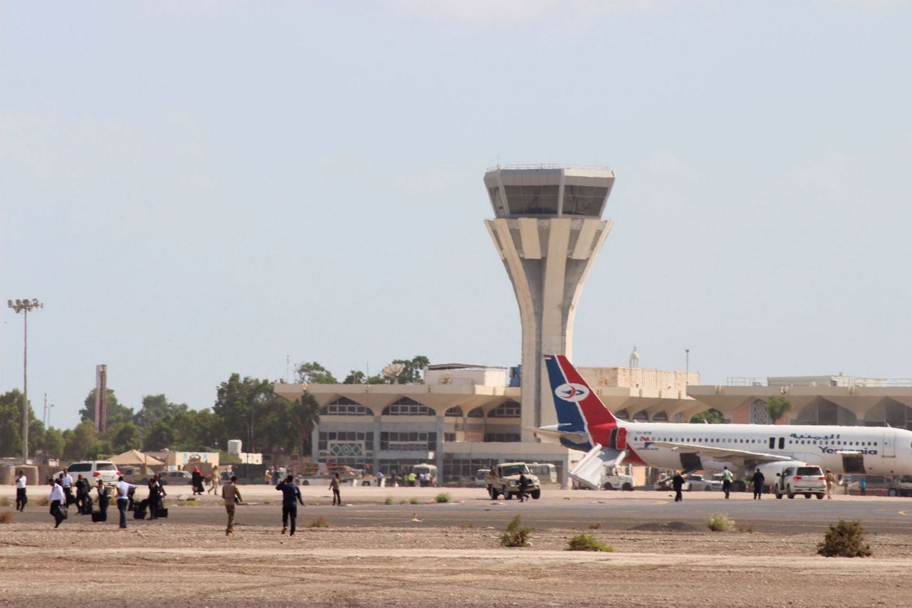 Blast at Yemen's Aden airport as new members land