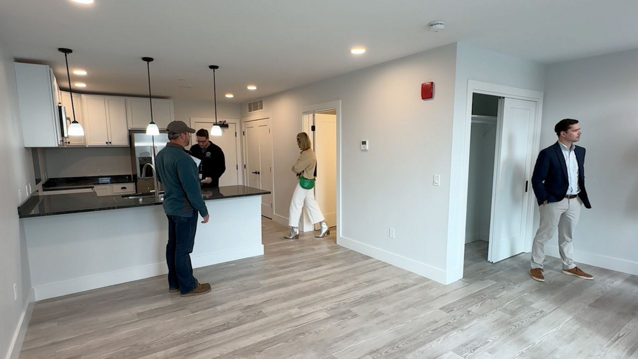 A new housing complex in York, opening May 1, is catering to middle-income workers who can't afford to live in town. Right now, even some municipal employees have to commute from elsewhere. (Spectrum News/Sean Murphy)