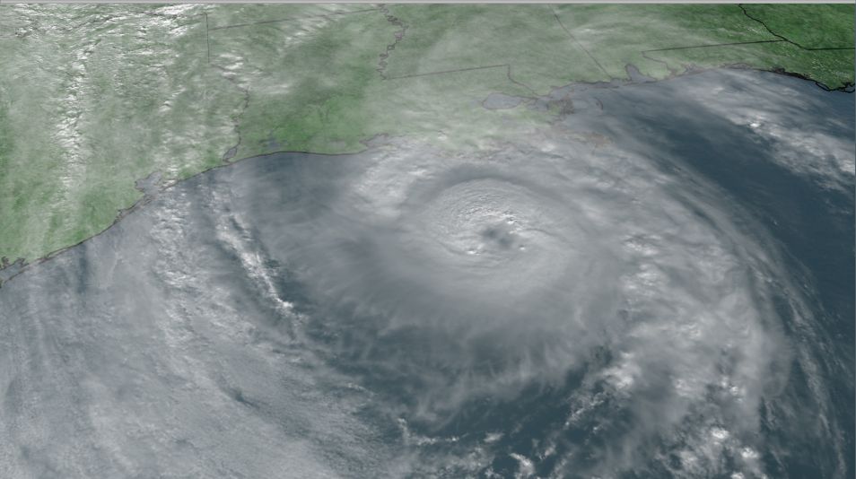 Hurricane Zeta nearing landfall along the northern Gulf coast. Tropical systems have impacted Florida in the month of November.