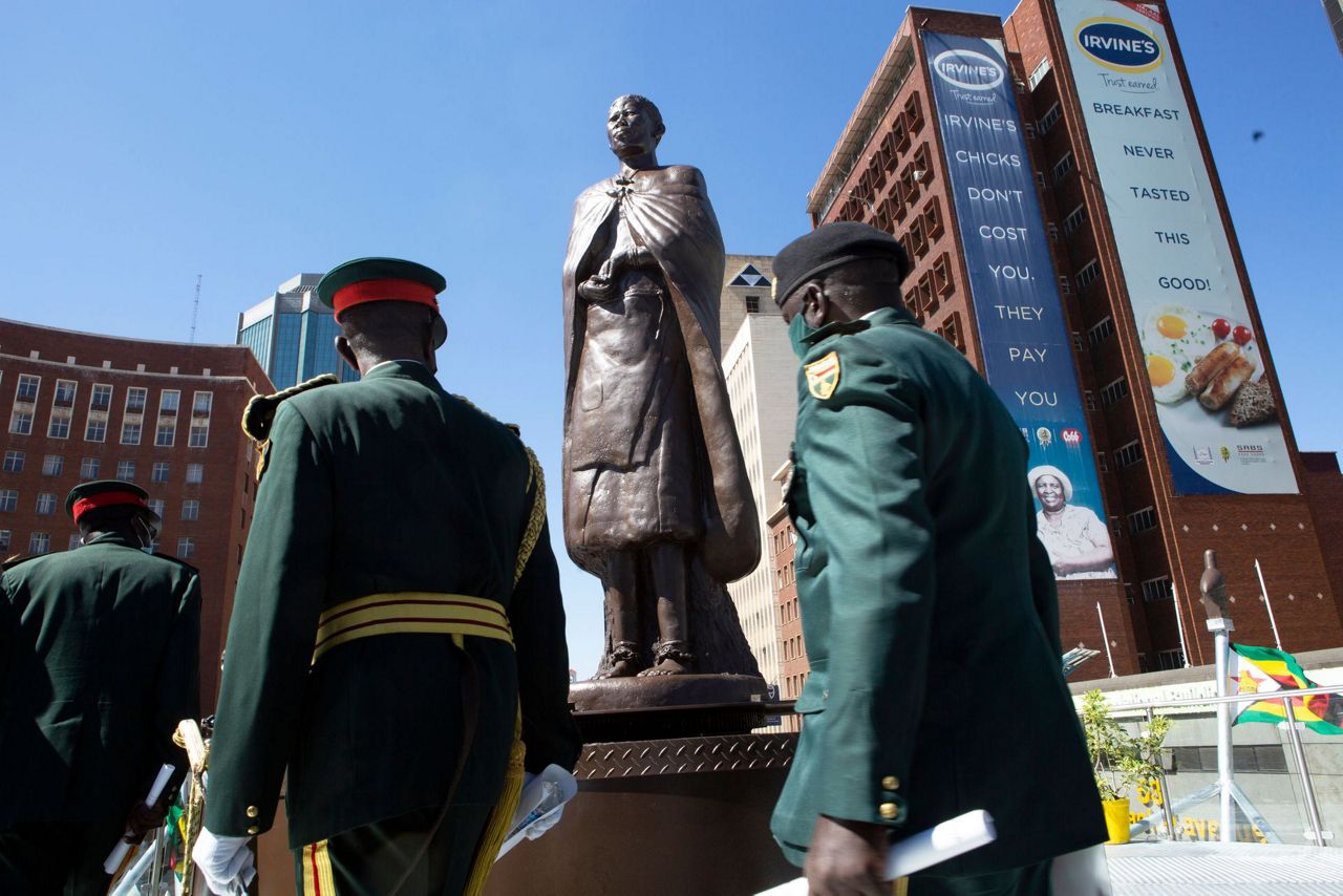 Zimbabwe unveils statue honoring anti-colonialist heroine