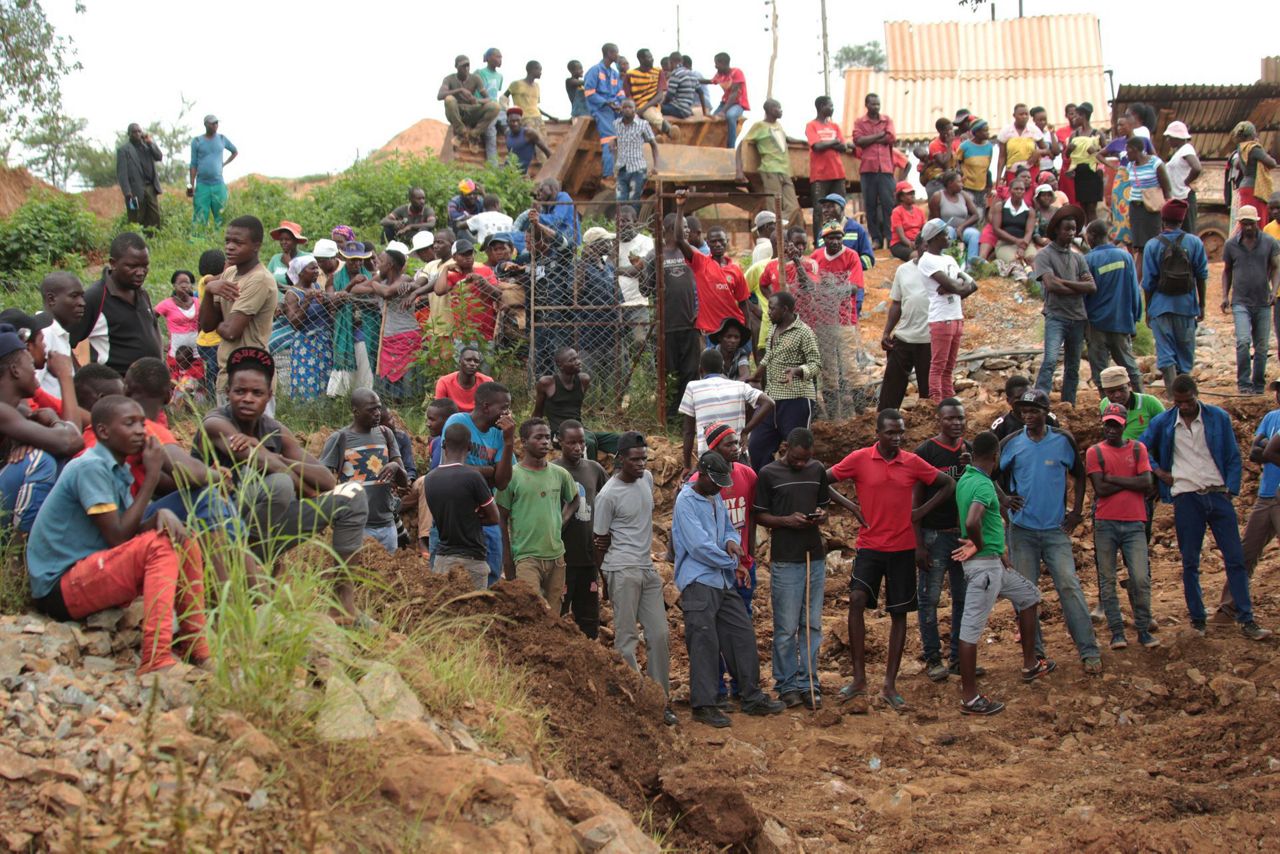 Several dozen miners believed trapped after Zimbabwe floods