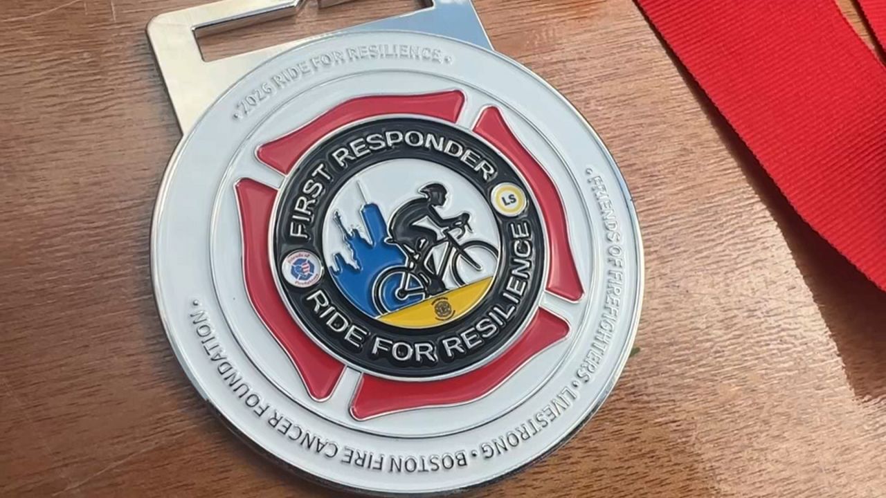 Cyclists ride from Boston to Manhattan to honor 9/11 firefighters