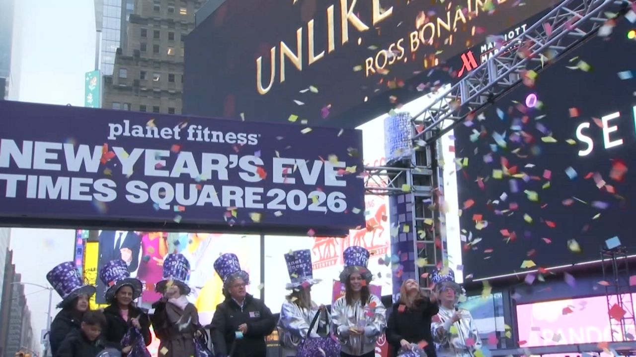 Times Square prepares for New Year