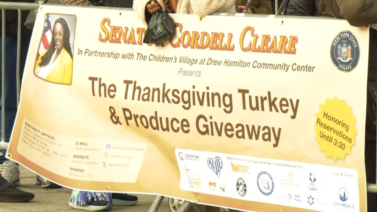Turkey giveaways held across the city
