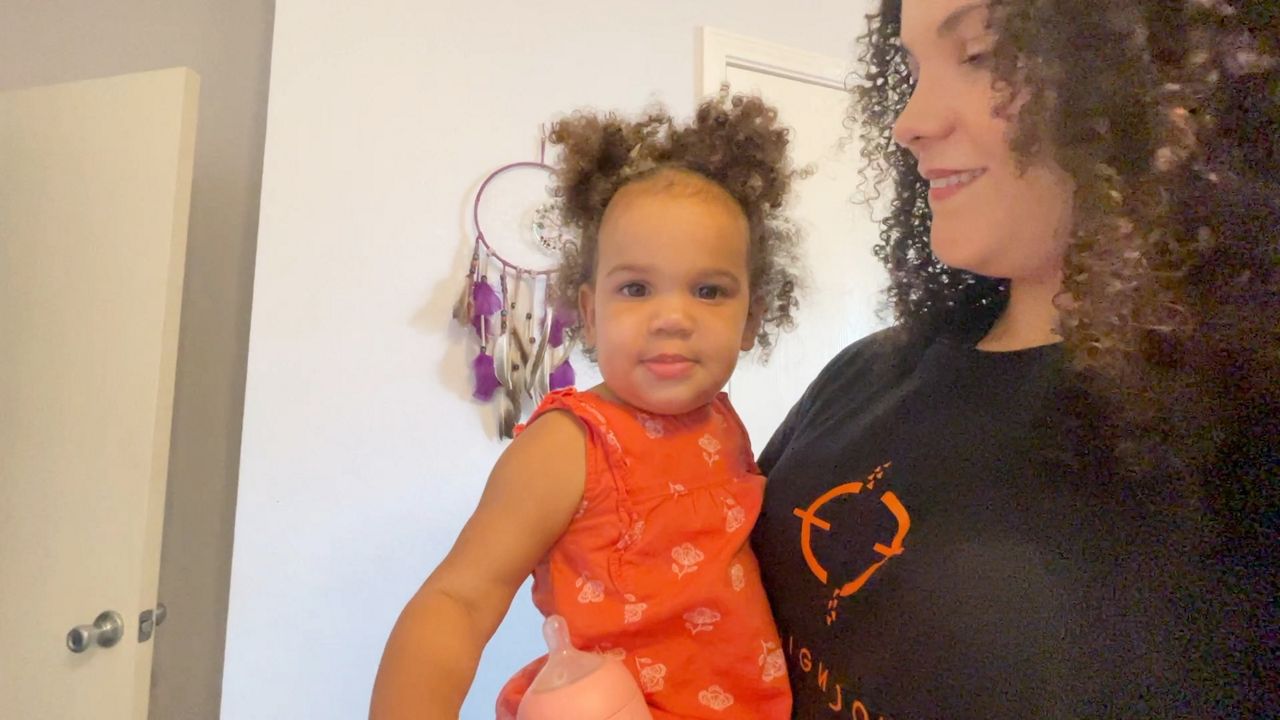 Yenny James began Paradigm Doulas after her own birthing experience. (Spectrum News 1/Lourdes Vazquez)