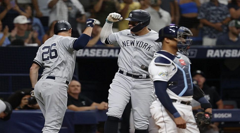 Aaron Judge and Anthony Rizzo carry Yankees to 10-inning win over