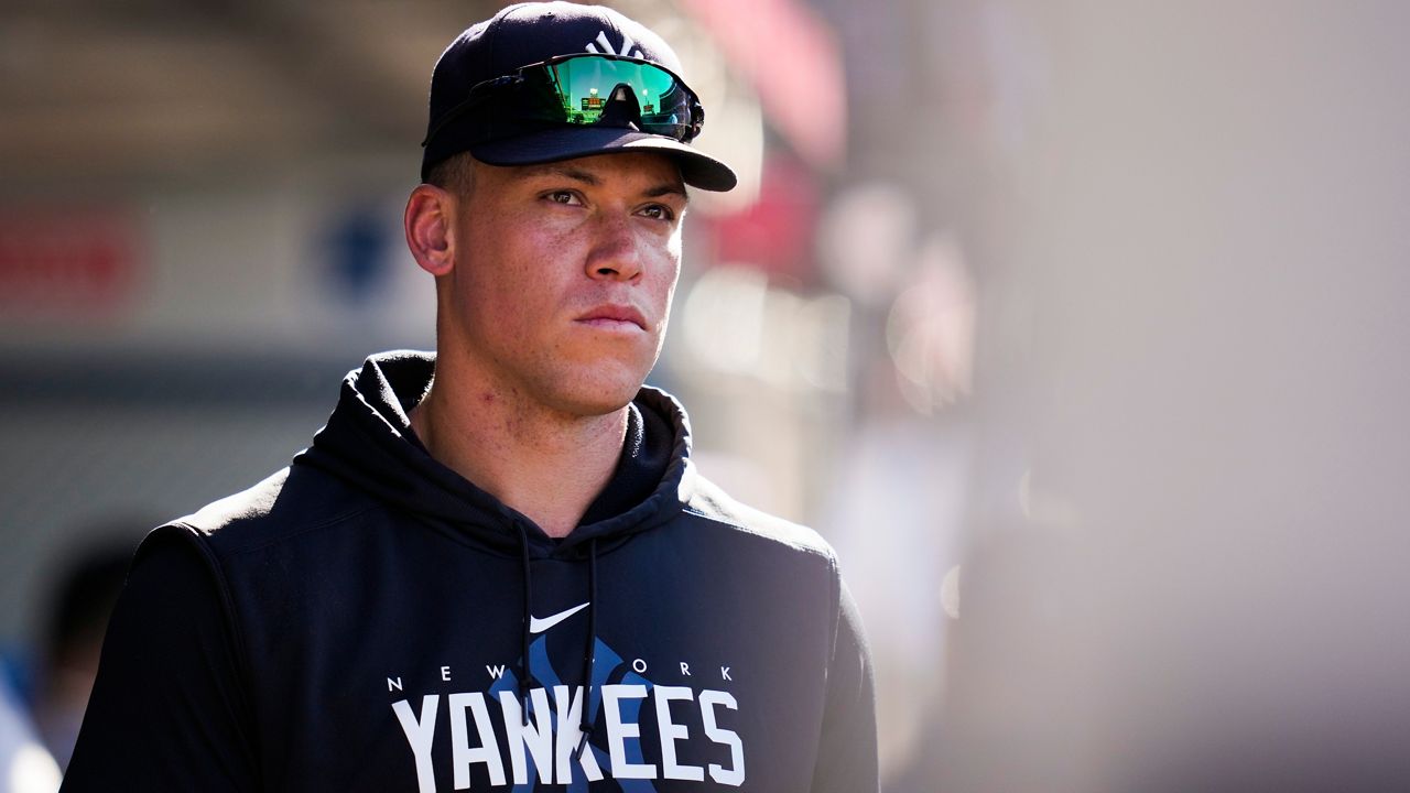 Aaron Judge in Tampa playing simulated games