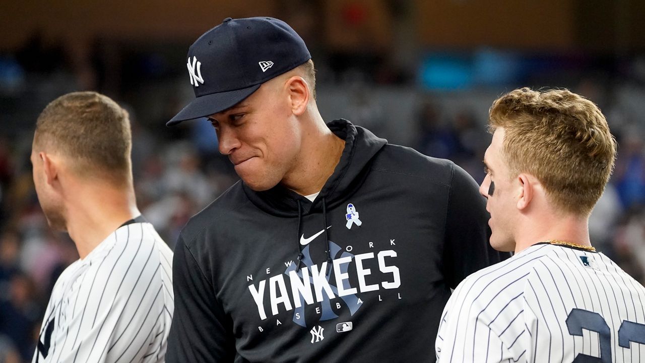 Aaron Judge ramps up pregame work