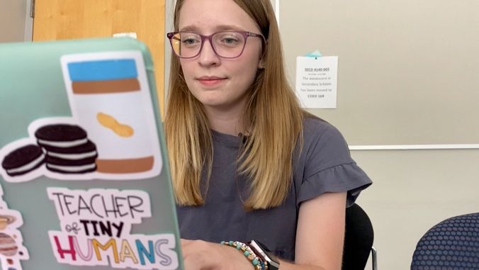 Abby Dailey is an education major. 