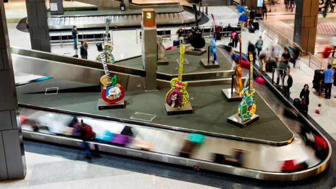 Austin-Bergstrom International Airport baggage carousel
