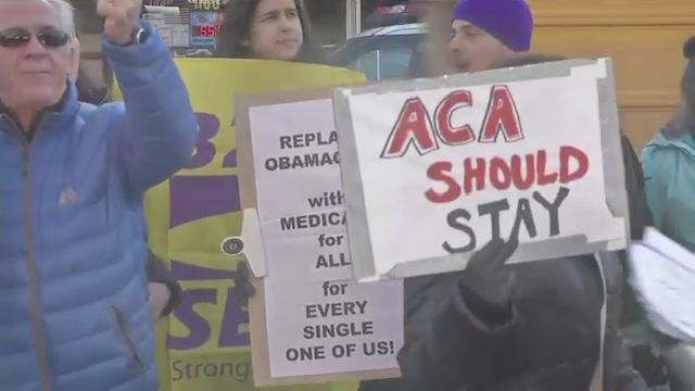 Protesters Demand NYC's Only GOP Congressman Support Obamacare - And ...