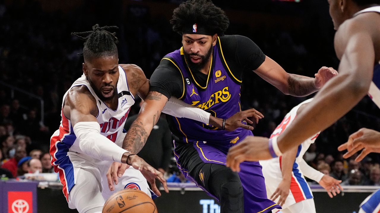 Lakers beat Detroit without LeBron James in lineup