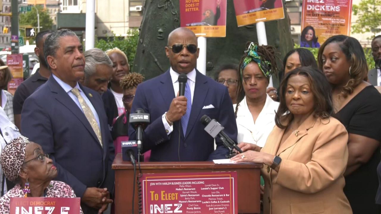 Mayor Eric Adams endorses Inez Dickens for Harlem seat