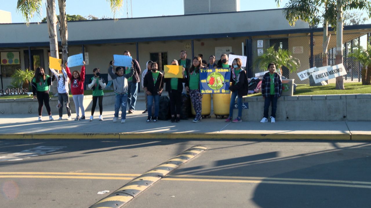 Curbside recycling offered weekly at Price Elementary in OC