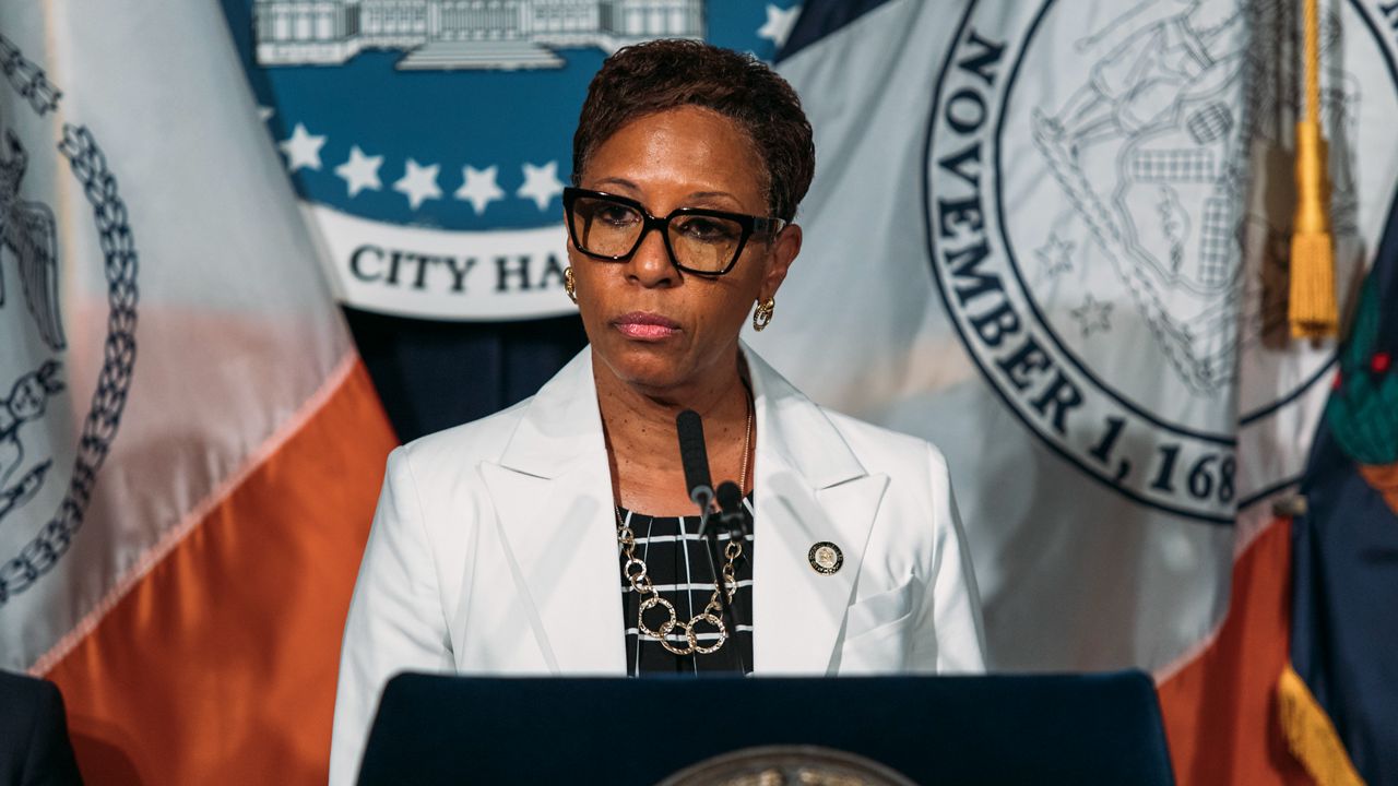 Speaker Adrienne Adams and a women-majority City Council passed a series of bills Thursday addressing racial disparities in maternal health. (Emil Cohen/NYC Council Media Unit)
