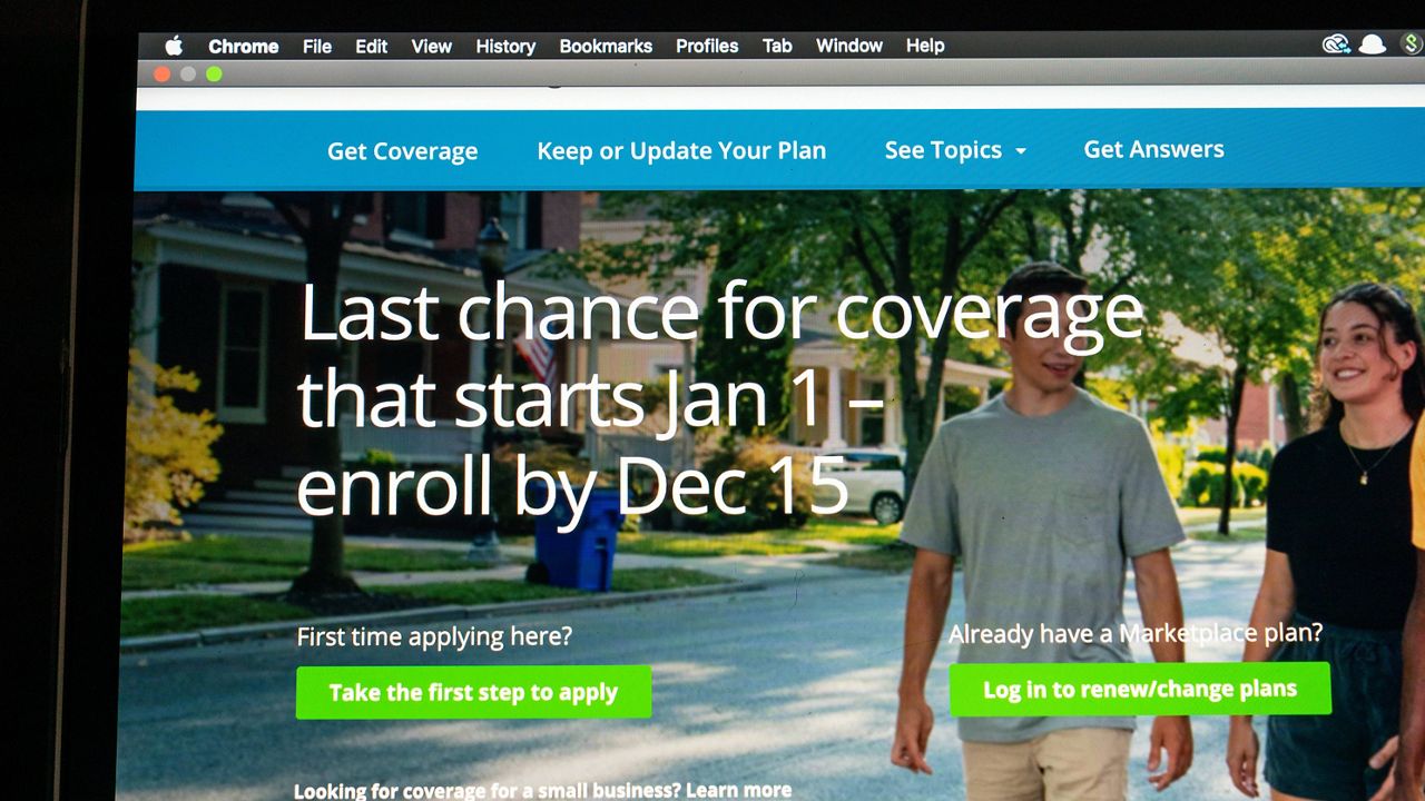 The HealthCare.gov website is seen Dec. 14. (AP Photo/Alex Brandon, File)