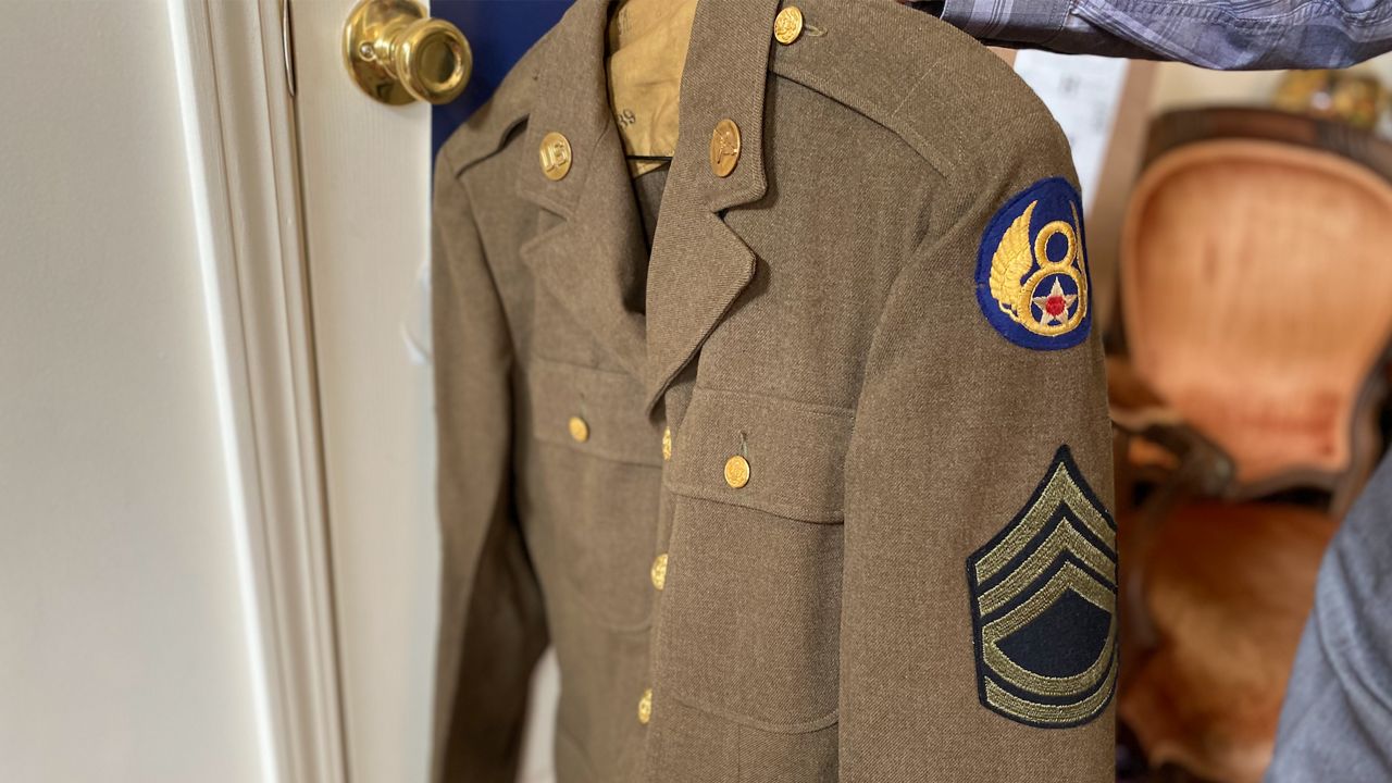 Tech. Sgt. Charles Richardson's jacket from WWII.