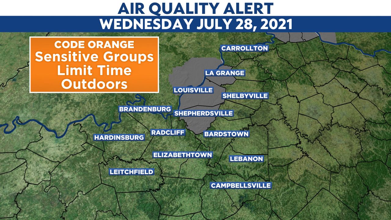 Smoke Keeps Kentucky Skies Hazy