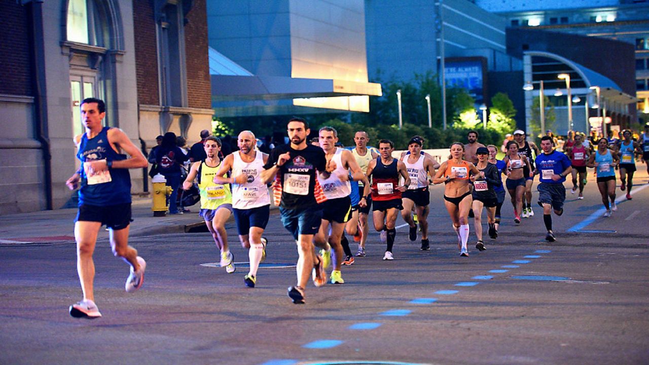 The Akron Marathon was designed for runners of every fitness level. (Photo courtesy of Akron Marathon Charitable Corp.)
