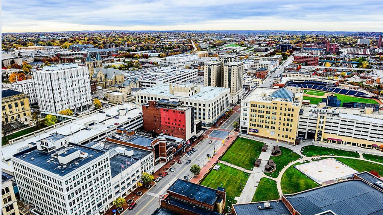 Akron skyline