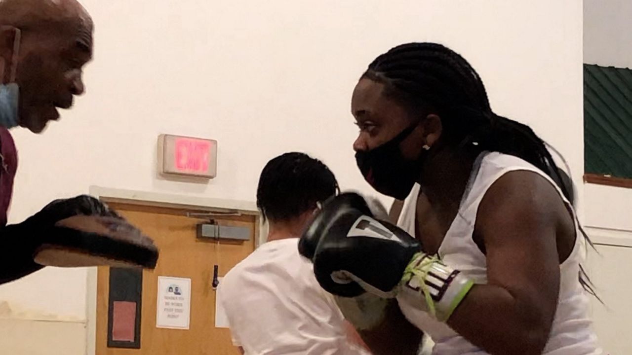 Boxer Jadah Robinson is focused on teaching the Sport.