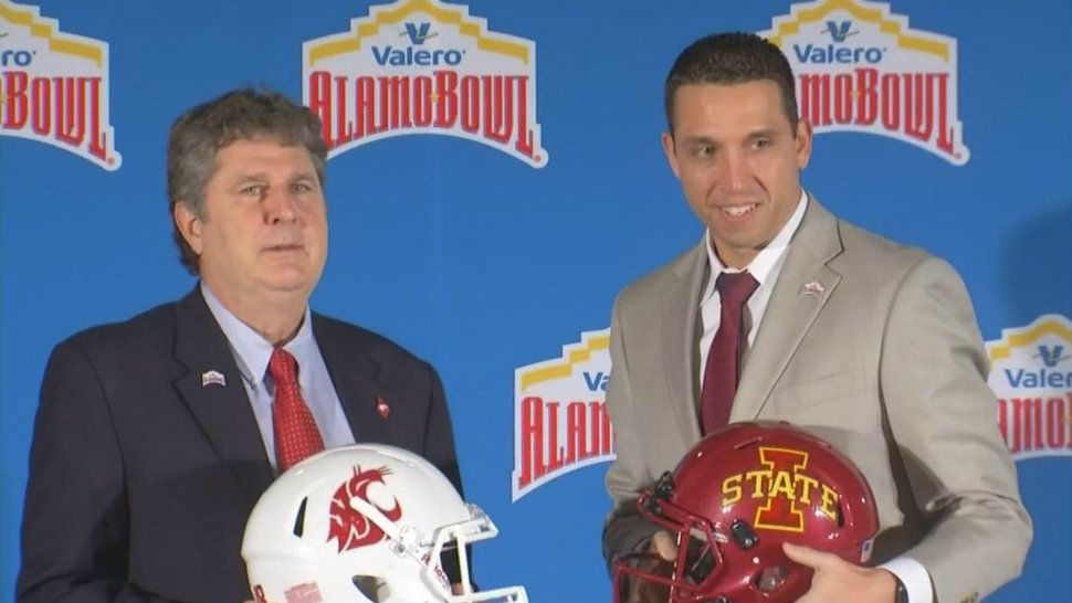 Coaches Visit San Antonio Ahead of Alamo Bowl