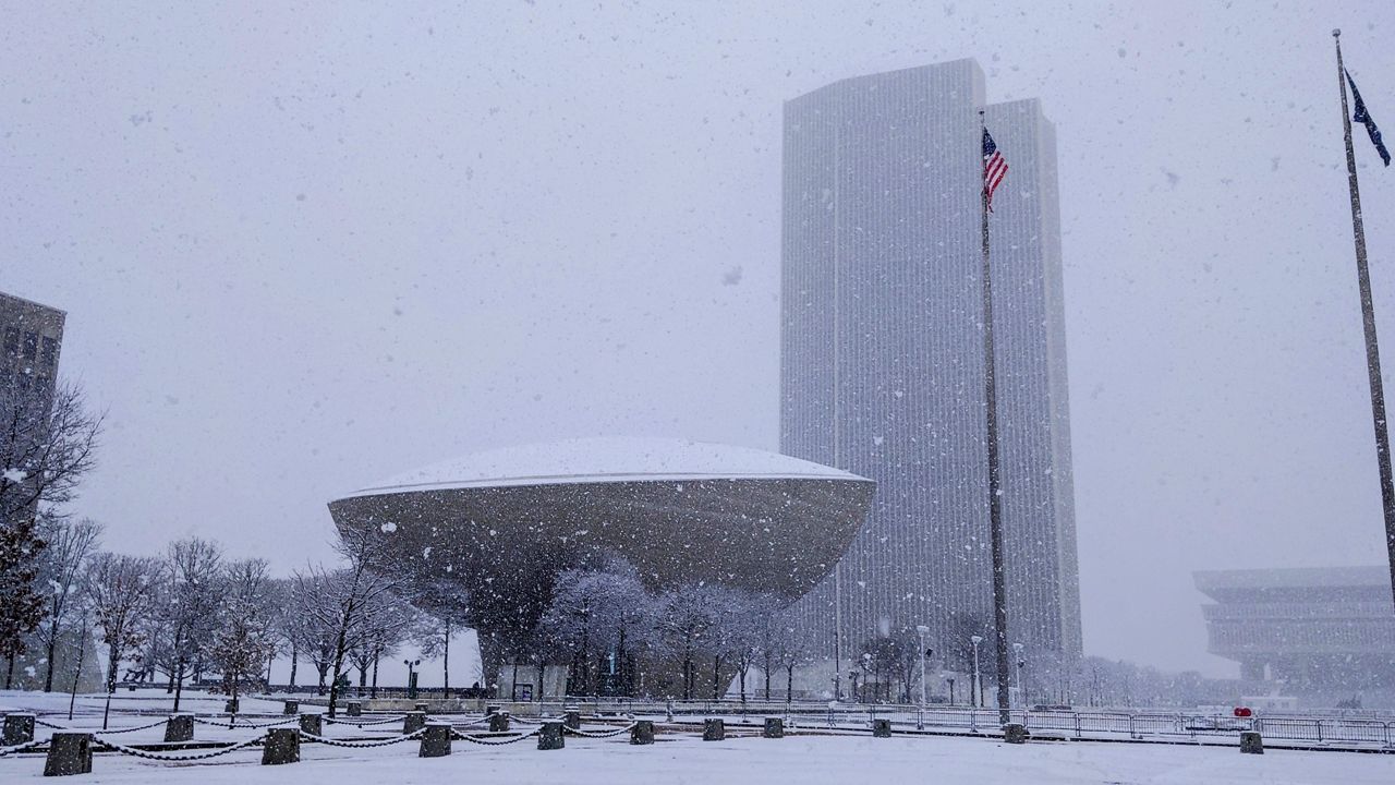 Snowfall totals across New York State