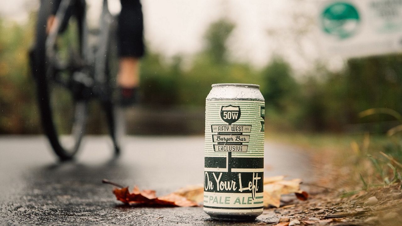 Fifty West Brewing Company is one of 10 Cincinnati-area breweries taking part in the annual Ales and Trails awareness campaign for the CROWN bike trail project. (Photo courtesy of Fifty West Brewing Company)