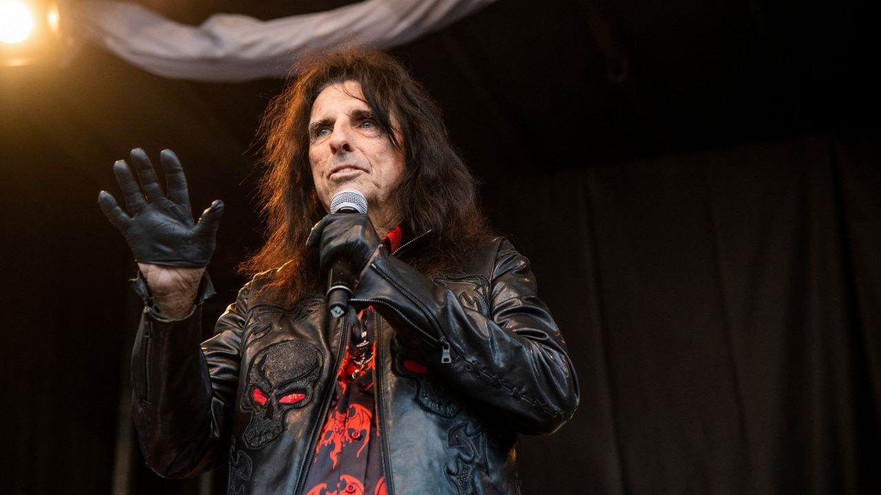 Alice Cooper is seen at the BottleRock Napa Valley Music Festival at Napa Valley Expo on Sunday, May 26, 2019, in Napa, Calif. (Photo by Amy Harris/Invision/AP)