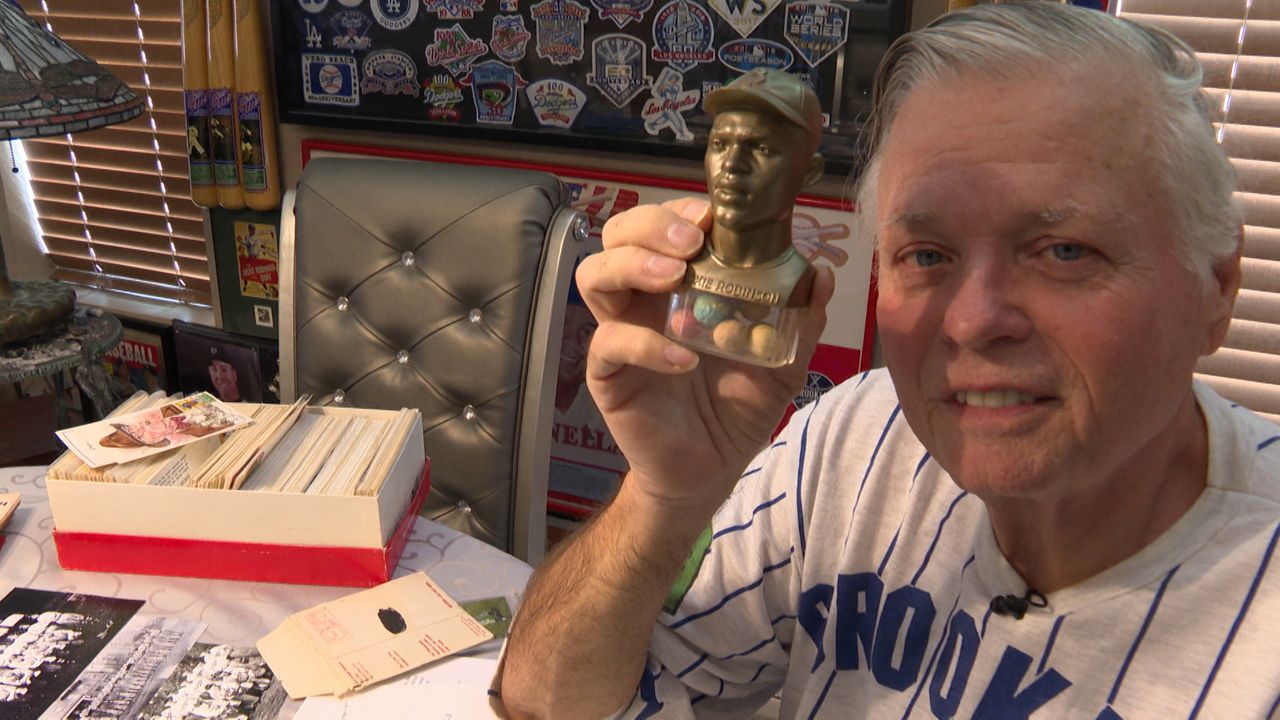 Dodgers Fan Has Collection of Memorabilia Fit for a Museum