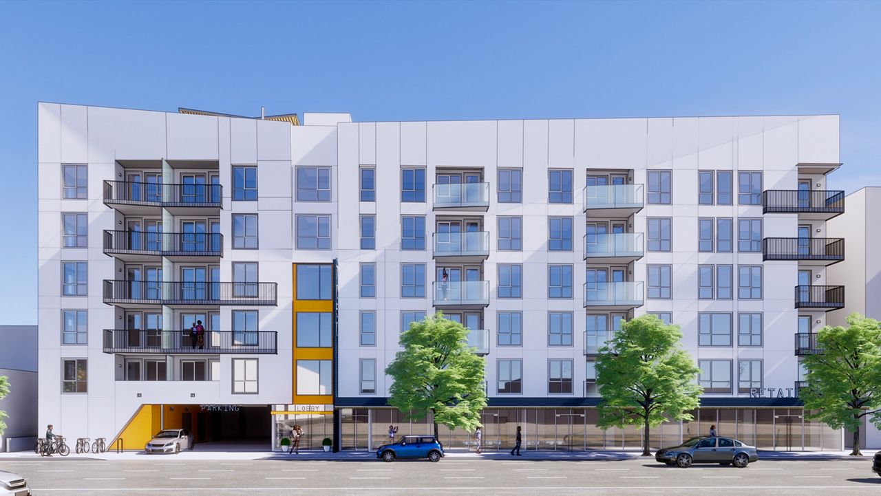 Pictured here is a rendering of Alliant Strategic Development's multifamily project in Van Nuys. (Photo courtesy of Alliant Strategic)