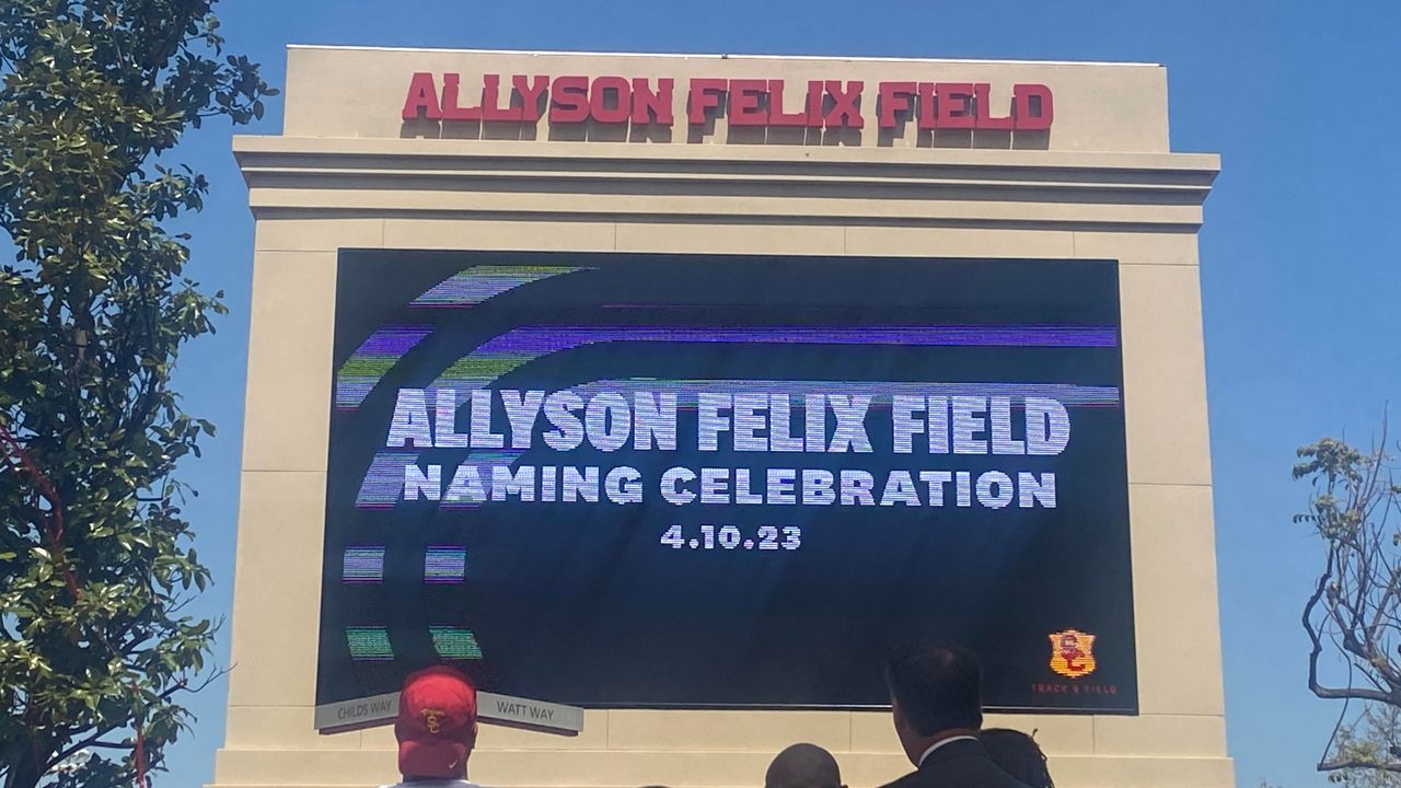 USC renames its track facility 'Allyson Felix Field'