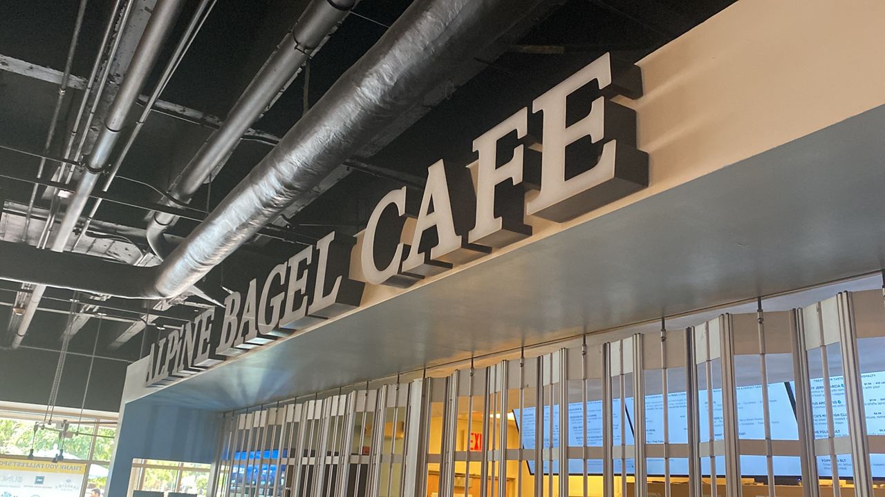 An employee at the Alpine Bagel Cafe in the Student Union at UNC-Chapel Hill was threatened with a firearm, authorities say, prompting a lockdown of campus Wednesday afternoon. (Spectrum News 1/Patrick Thomas)