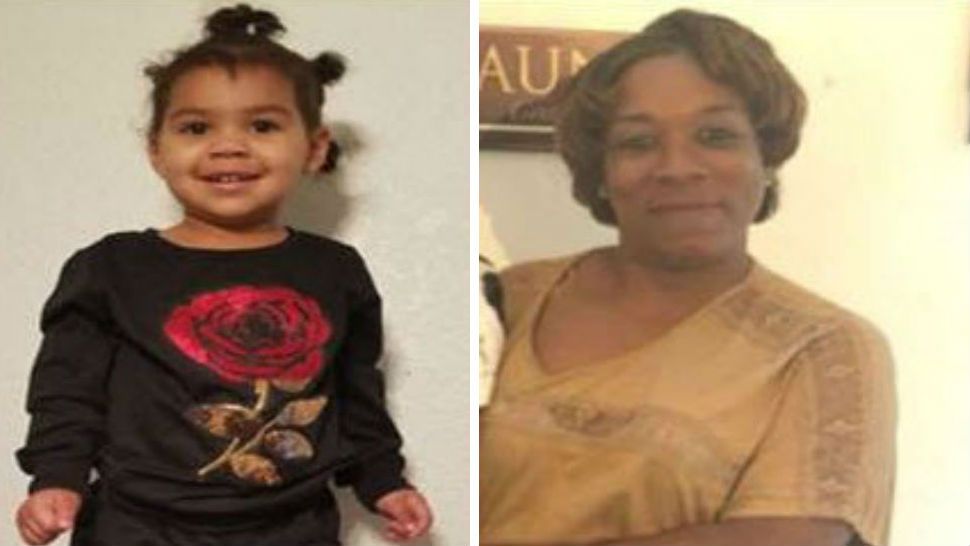 An Amber Alert has been issued for Amia Blanton, left, missing from Mesquite, Texas. She is believed to be with suspect Levita Grant, right. (Courtesy: National Center for Missing & Exploited Children)