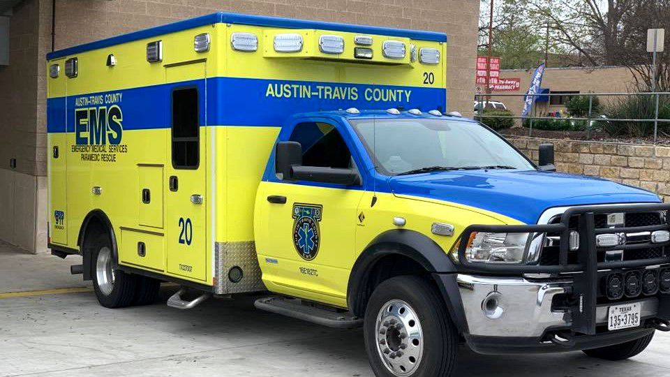 Photo of an ambulance (Austin-Travis County EMS)