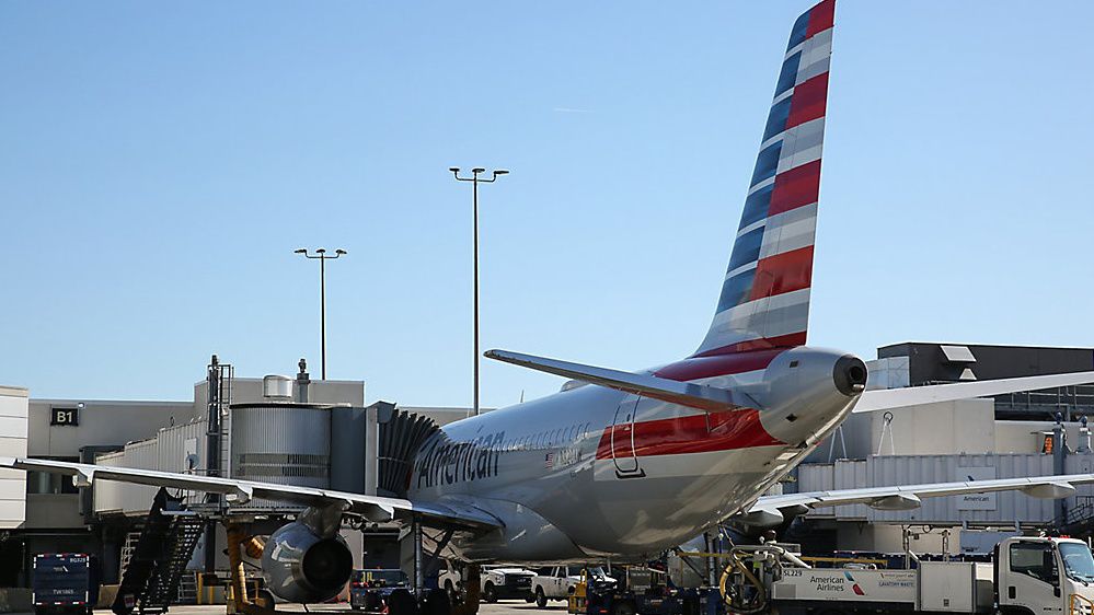 An American Airlines plane appears in this file image. (AP Photo)