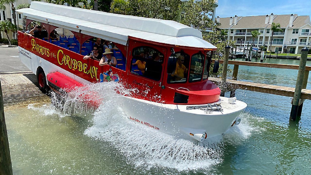 Amphibious beach tour comes back to John’s Pass