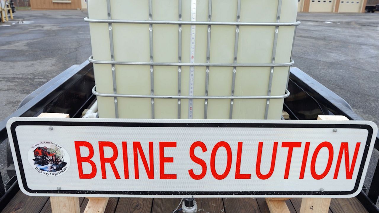 salt brine solution truck