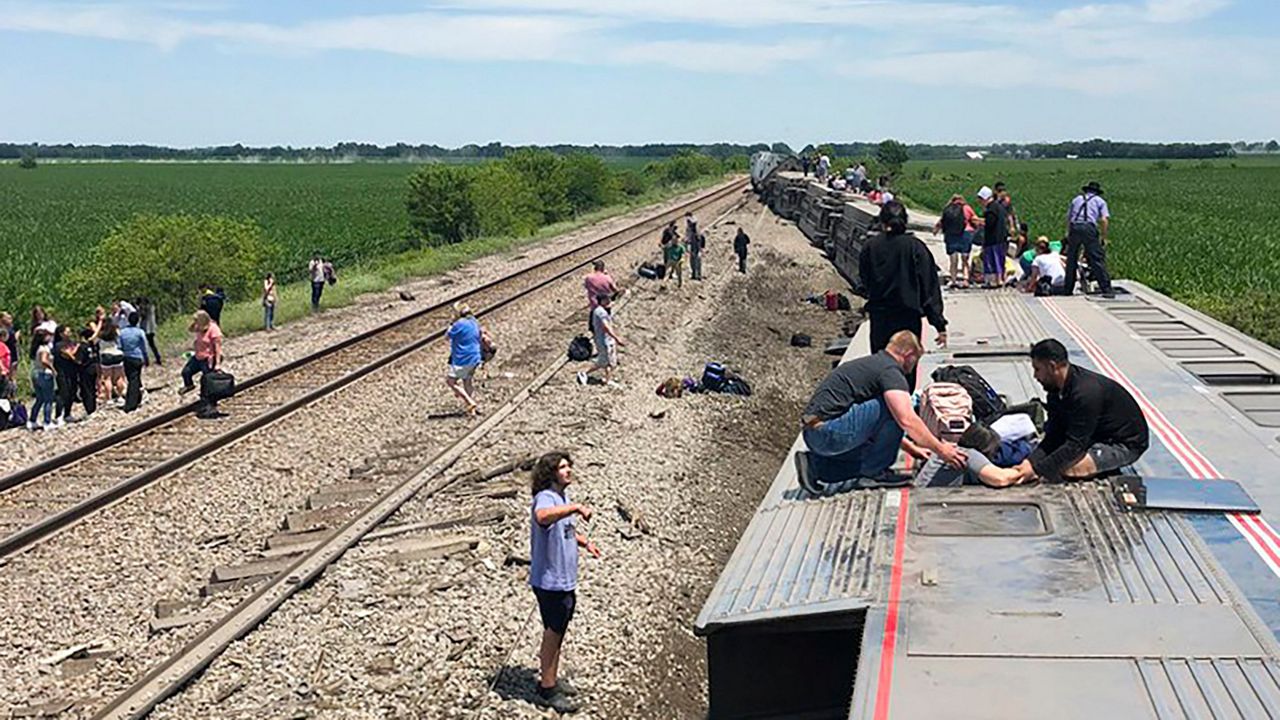 Amtrak crash in Missouri