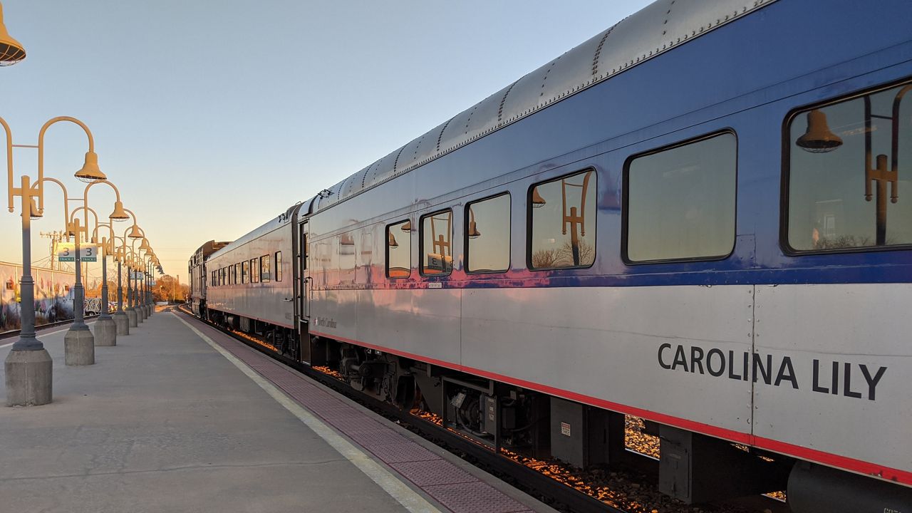 North Carolina's Amtrak service between Raleigh and Charlotte is back to its full schedule since scaling back during the coronavirus pandemic. 
