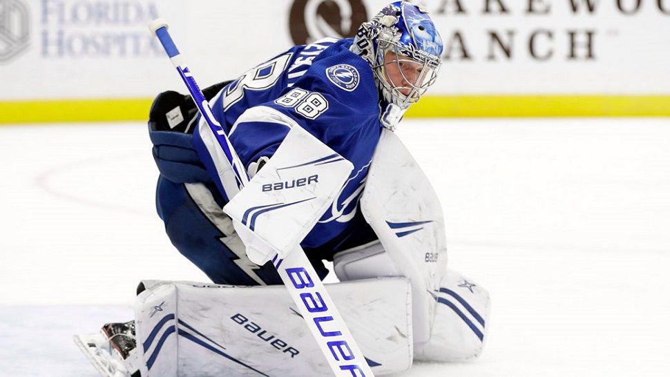 This will be the second consecutive all-star game appearance for the Lightning goaltender (PHOTO: AP)