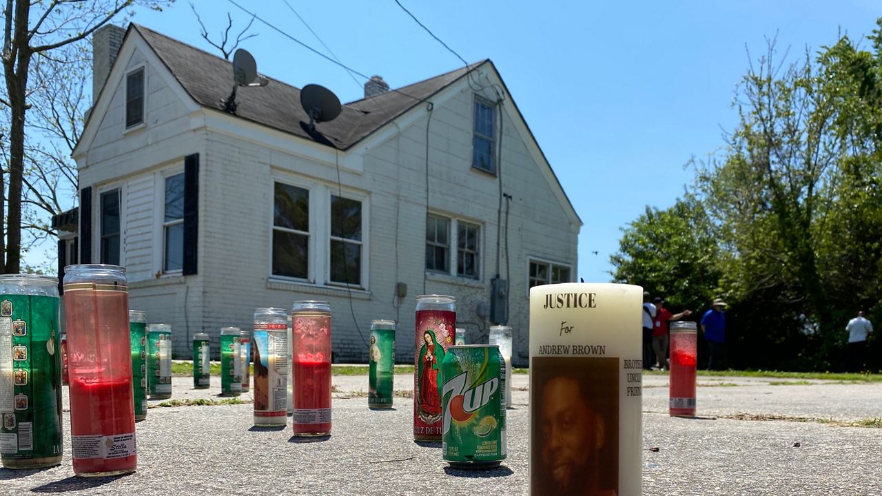 Pastors led a march to the house where Pasquotank County Sheriff's Office deputies killed Andrew Brown Jr. in Elizabeth City, North Carolina.