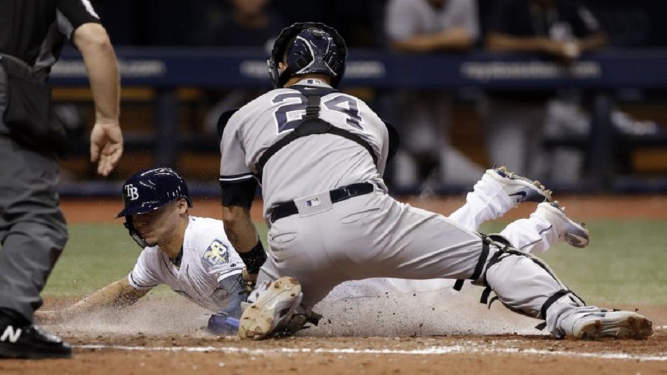 New York Yankees' Andrew Velazquez during the sixth inning of a