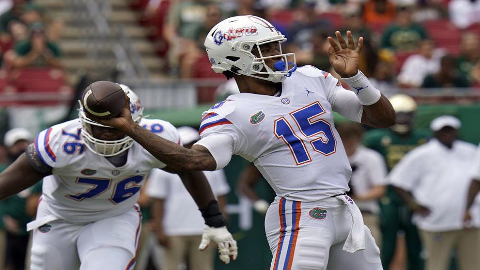 Sophomore Anthony Richardson, the front-runner to start behind center for the Gators when their season starts Sept. 3, says he will no longer use the nickname AR-15. (File photo)